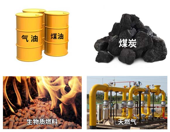 常見的熱源可以分為固體燃料、液體燃料、氣體燃料等